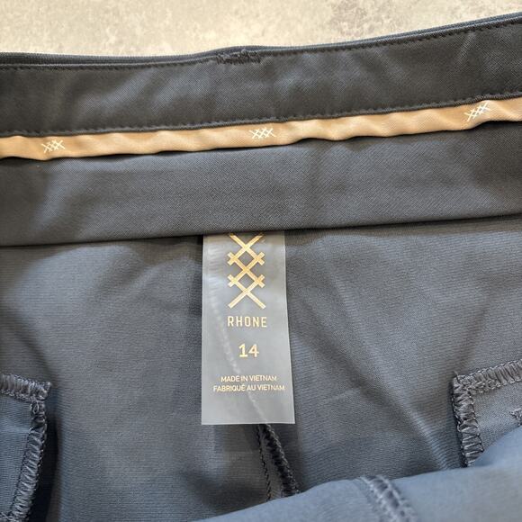 Rhone High Rise Pleated Commuter Pants Women’s Size 14 Short Gray Stretch NWT - Picture 4 of 11